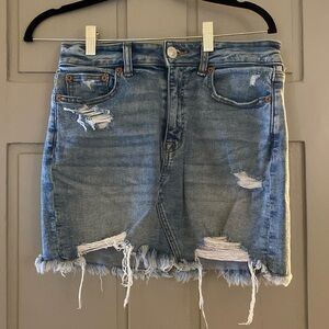 Denim Mini Skirt